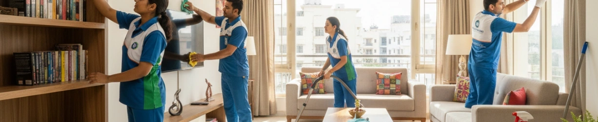 Semi-Furnished apartment Cleaning