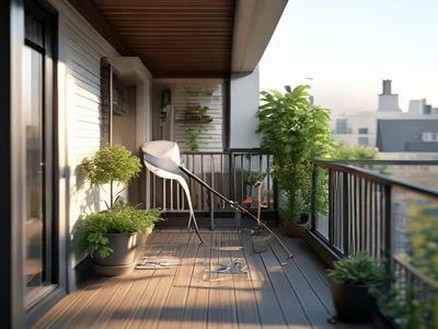 Balcony cleaning